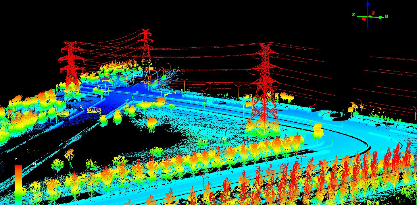 Digital Twining of Power Line Networks using Airborne LiDAR
